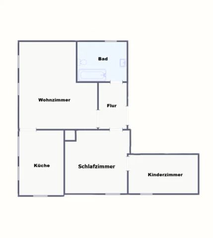 *** Geräumige 3-Raum-Wohnung mit Gartennutzung im schönen Lichtenau *** - Foto 4