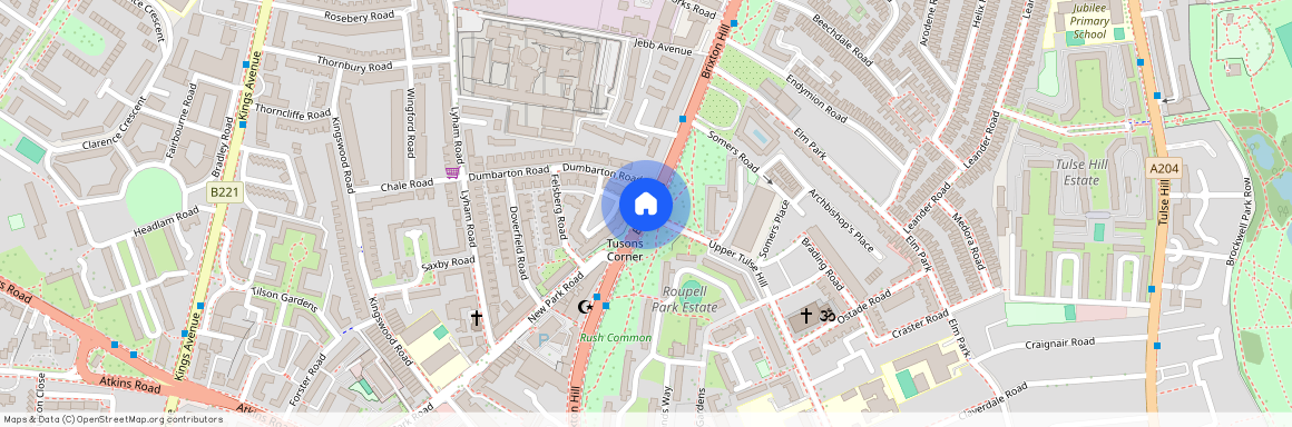 Upper Tulse Hill, Brixton Hill, SW2