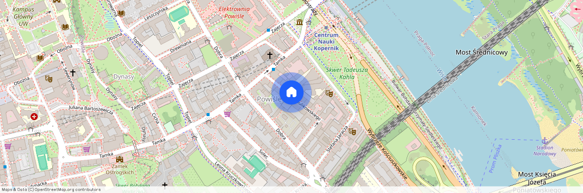 ul. Juliana Smulikowskiego, Powiśle, Śródmieście, Warszawa, mazowieckie