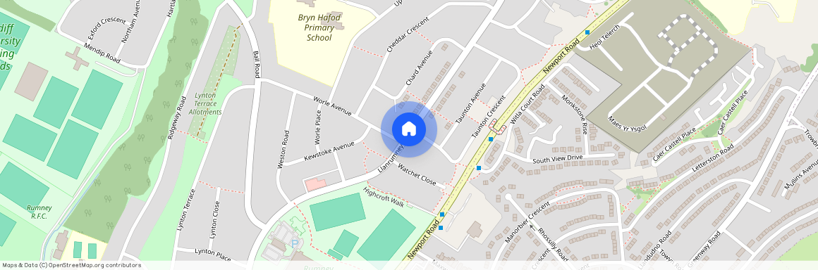 Llanrumney Avenue, Llanrumney, Cardiff, South Glamorgan, CF3