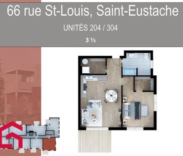 Appartement Saint-Eustache À Louer - Photo 3