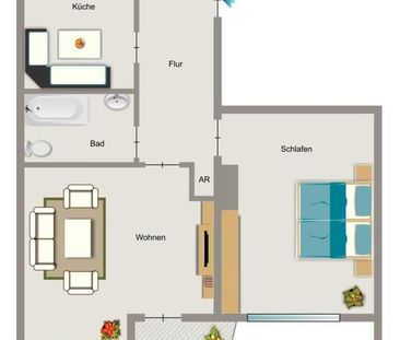 Bei VIVAWEST die Sonnenstrahlen auf dem eigenen Balkon genießen. - Photo 1