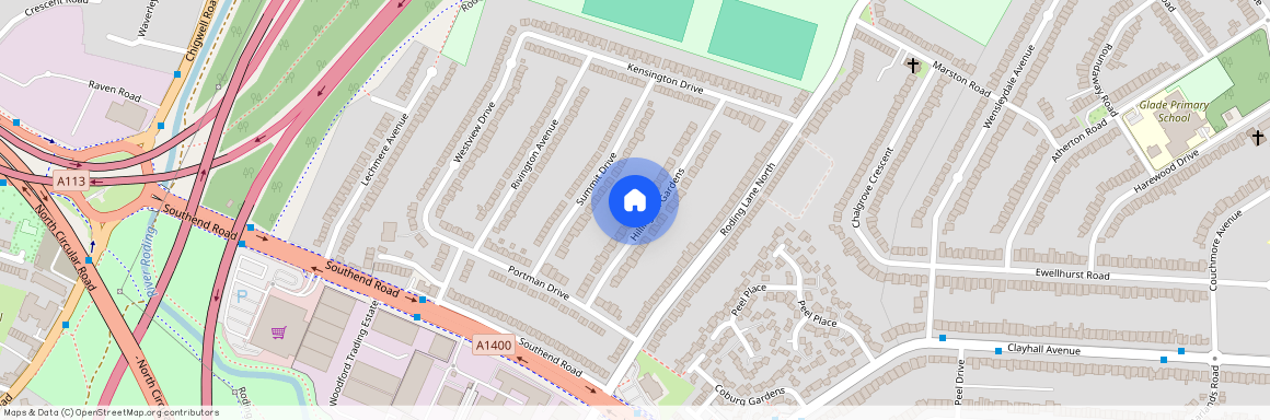 Hillington Gardens, Woodford Green, IG8