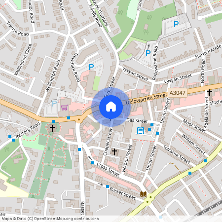 Commercial Square, Camborne, Cornwall, TR14