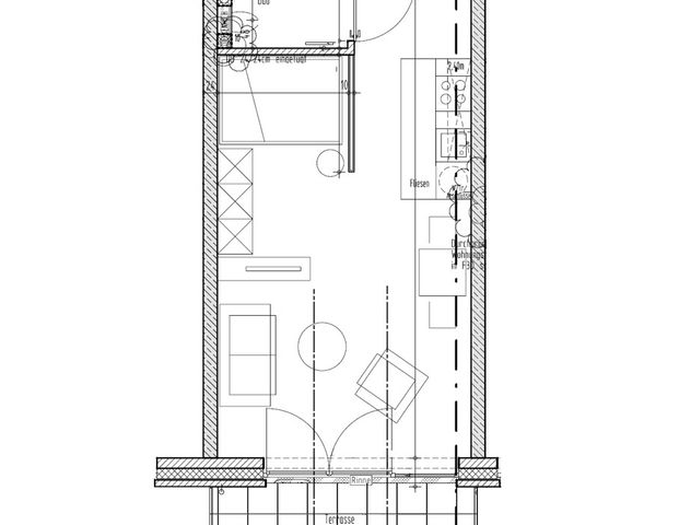 6037 - Attraktive 1-Zimmer-Erdgeschosswohnung mit EBK & Terrasse in TOP-Lage! - Foto 1