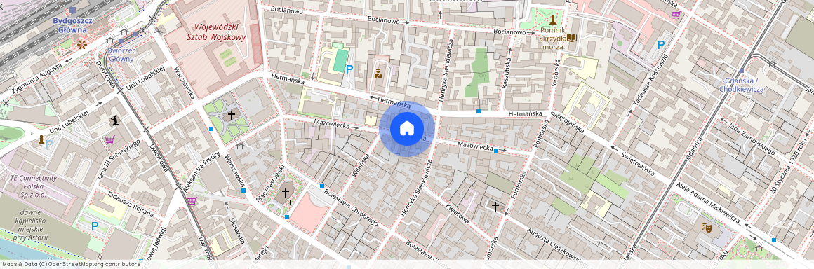 ul. Mazowiecka, Bocianowo, Bydgoszcz, kujawsko-pomorskie