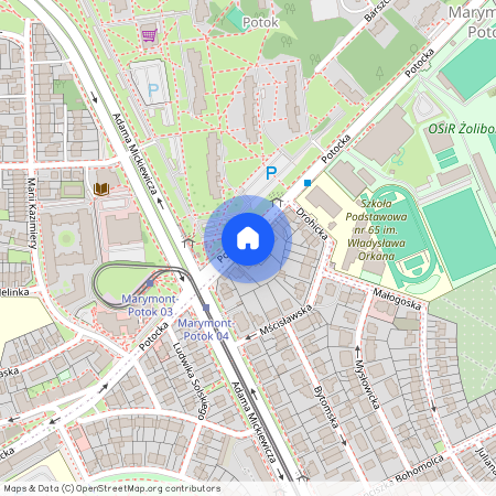 ul. Potocka, Stary Żoliborz, Żoliborz, Warszawa, mazowieckie