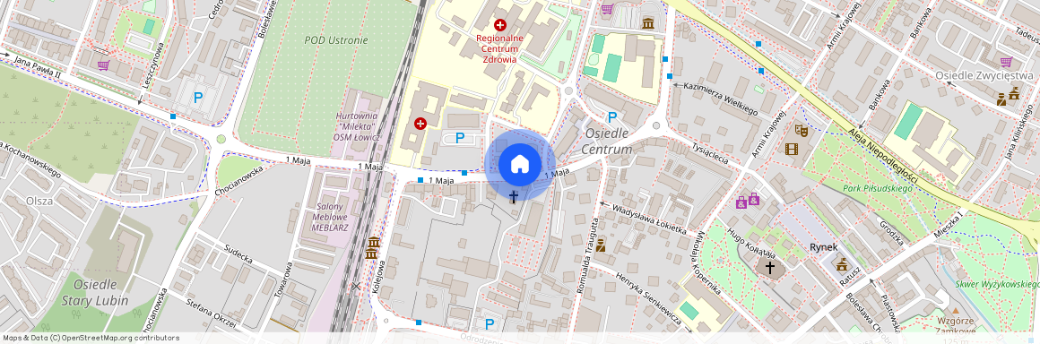 ul. 1 Maja, Lubin, lubiński, dolnośląskie
