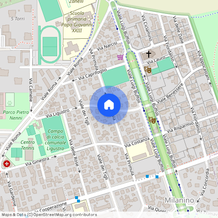 Cusano Milanino, Viale Previdenza - Milanino