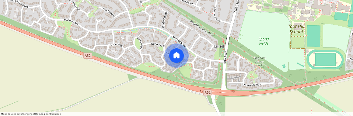 Frome Gardens, Bingham, NG13