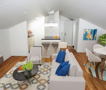 Moderne 2-Zimmer-Dachwohnung - Foto 3