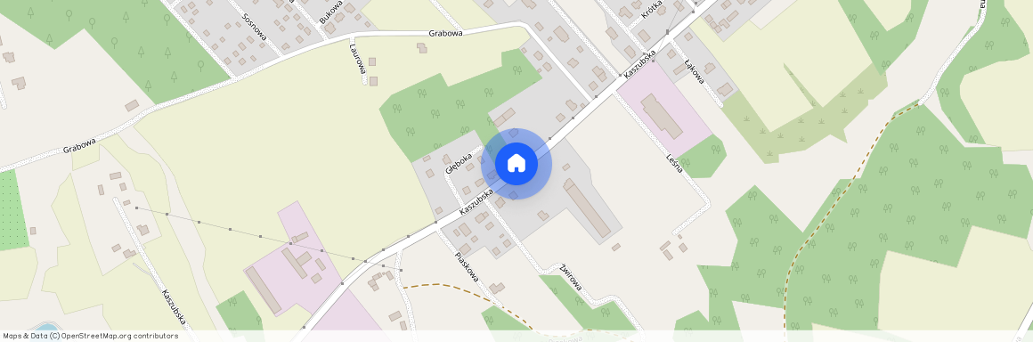 ul. Kaszubska, Zbychowo, Wejherowo, wejherowski, pomorskie