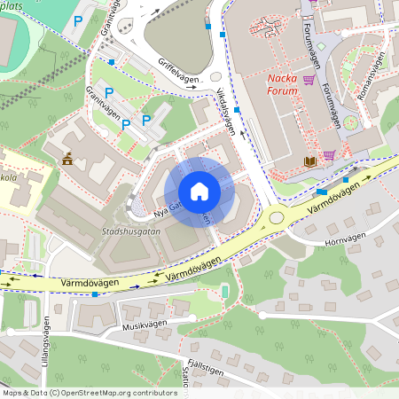 Nackabacken, Nacka