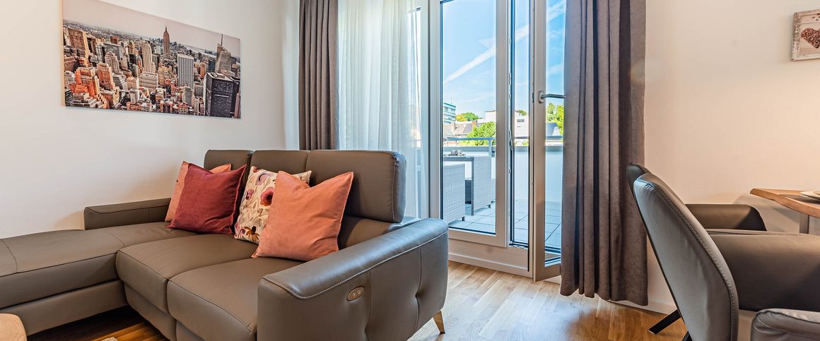 City-Residence: Tolle 2,5-Zimmer-Wohnung mit großer Dachterrasse - Foto 1