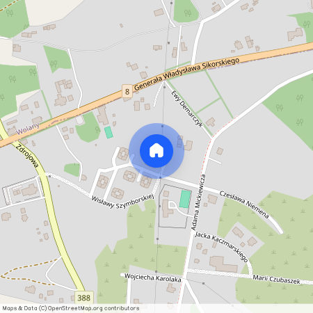 ul. Szymborskiej Polanica-Zdrój Polska