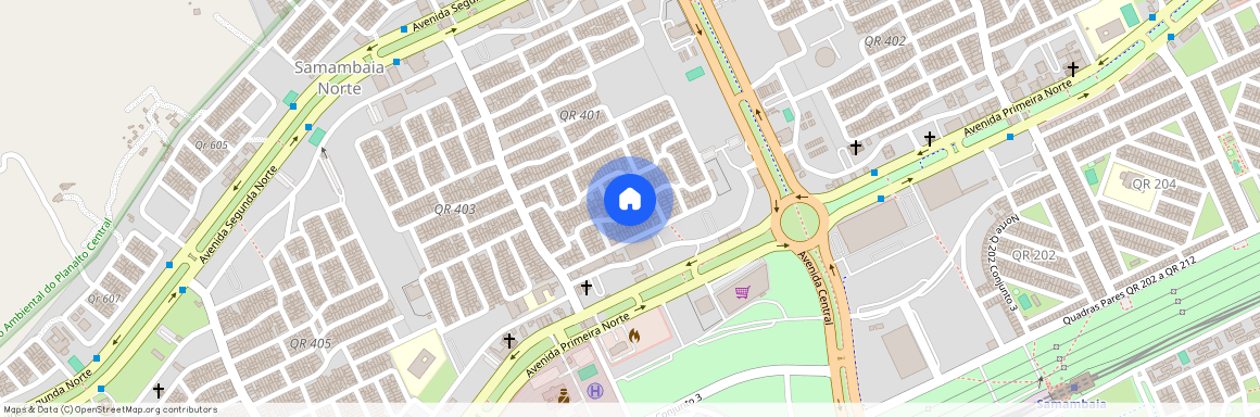 QR 401 Conjunto 10, Samambaia Norte (Samambaia), Brasília, DF, 72319010