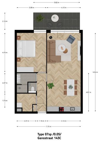 Appartement te huur: Gansstraat 143-C 3582 EG Utrecht - Photo 3