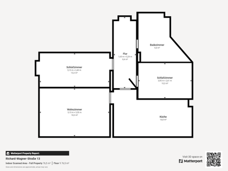 Lichtdurchflutete 3-Raum-Wohnung mit Tageslichtbad - Foto 4