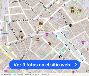 Room in shared 2-bedroom flat in El Raval, Barcelona - Foto 1