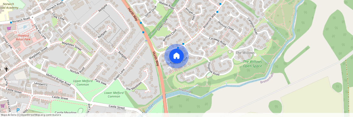 Primrose Close, Thetford