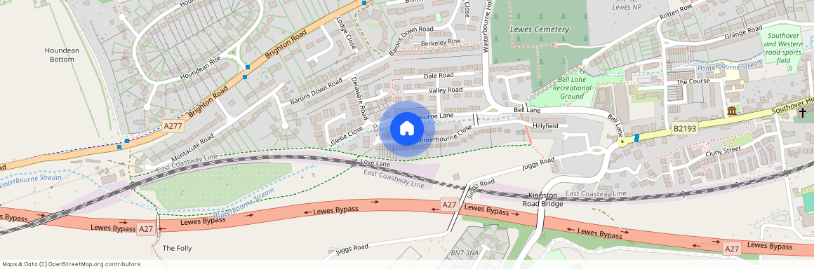 Winterbourne Close, Lewes