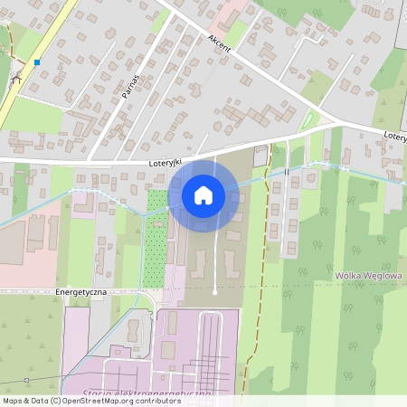 ul. Loteryjki 69D, Wólka Węglowa, Bielany, Warszawa, mazowieckie