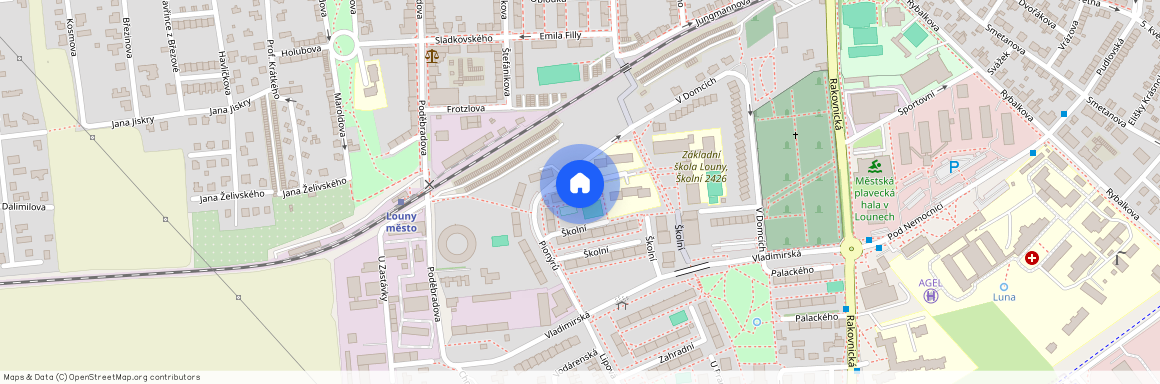 Školní 2444, Louny