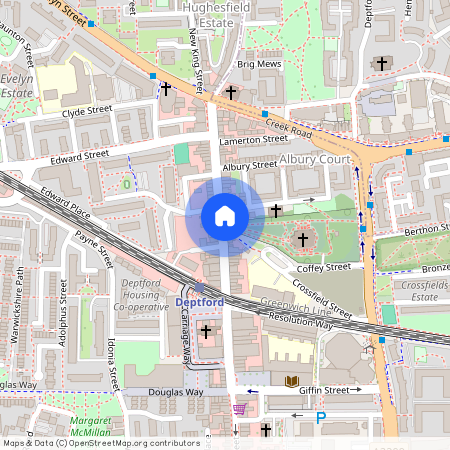 St Pauls Court Yard, London, SE8