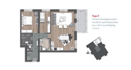 Appartement te huur: Oostdijk 17-E6 3223 CA Hellevoetsluis - Foto 5