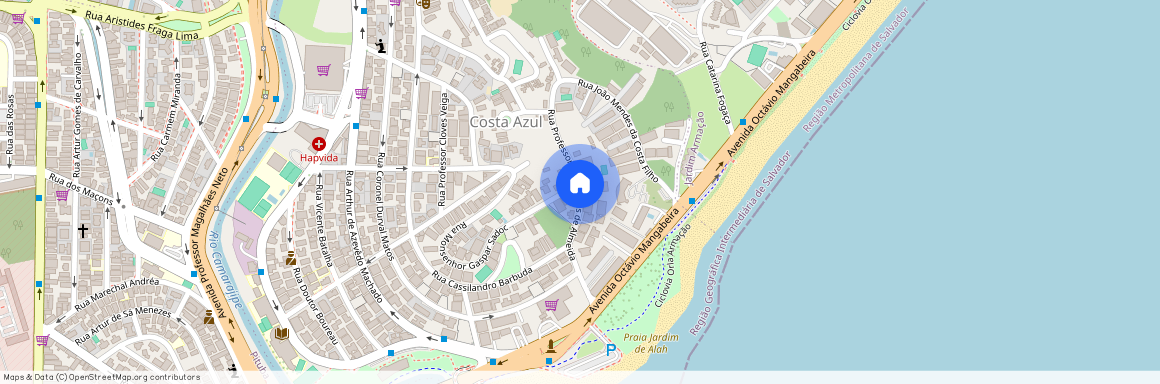Rua Professor Isaías Alves de Almeida, Costa Azul, Salvador, BA, 41760120