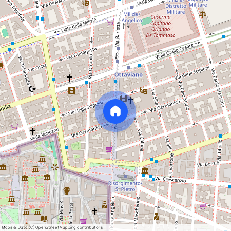 Via Ottaviano, Rome, Lazio 00192