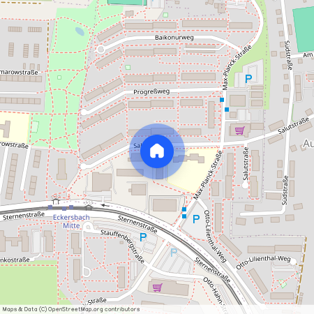 6. Etage, Salutstraße 6, Eckersbach E5-1, Zwickau