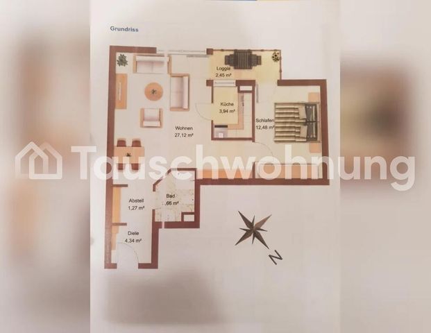 TAUSCHWOHNUNG Gemütliche Wohnung mit Balkon und Tiefgarage in Ehrenfeld - Foto 1