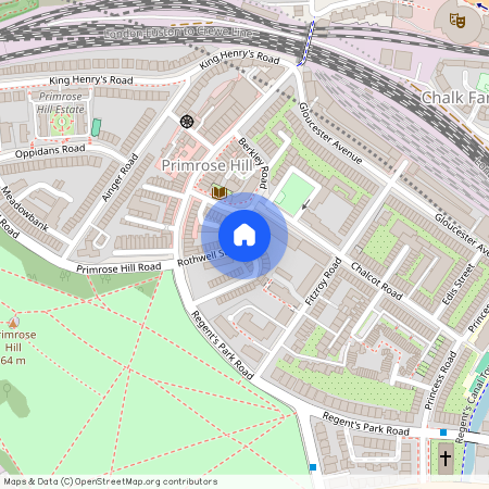 Chalcot Crescent, Primrose Hill, London NW1