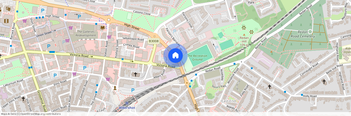 High Street, Aldershot, Hampshire, GU11