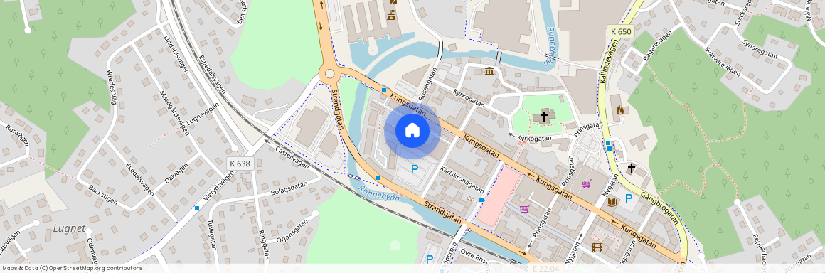 Ronneby, Blekinge, Drottninggatan 7