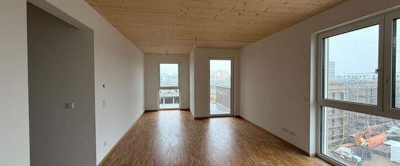 Neubauwohnung in autofreiem Quartier: 3-Zi., 81m², Balkon, Holzbauweise (Bezugsfertig April 2026) - Foto 1