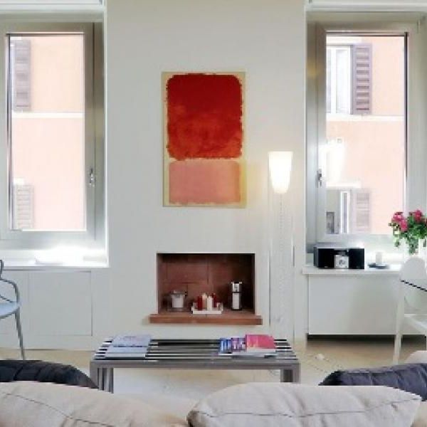 Spagna: Beautifully renovated 1 Double Bedroom, 1 single bedroom, 2 baths, area loft located on a high and bright floor. Entrance, living room, views of Trinità dei Monti, modern kitchen, air conditioning, elevator. Ref 1644 - Photo 1