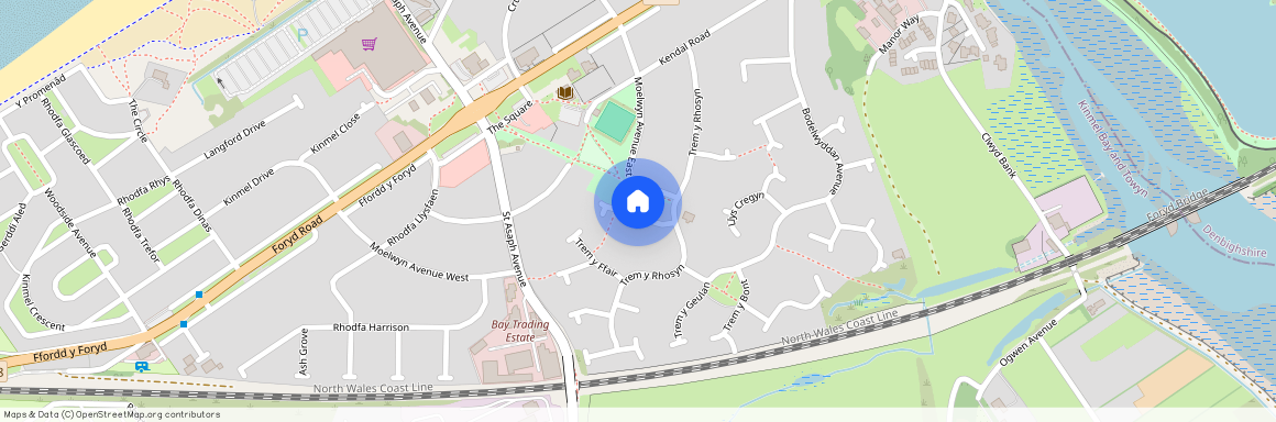 Trem Elwy, Rhyl, LL18