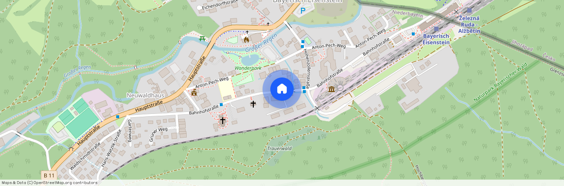 Bahnhofstrasse, Bayerisch Eisenstein, Německo