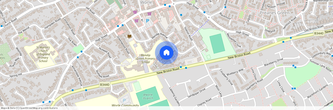 Copley Gardens, Worle, Weston-super-Mare