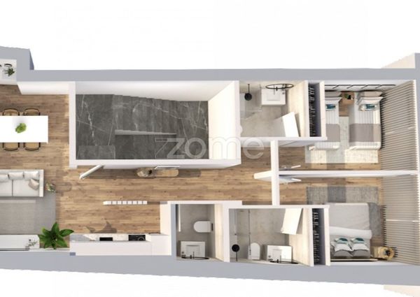 Apartamento T2 em Braga