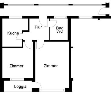 Gemütliche 2-Zimmer-Dachgeschosswohnung! - Photo 6