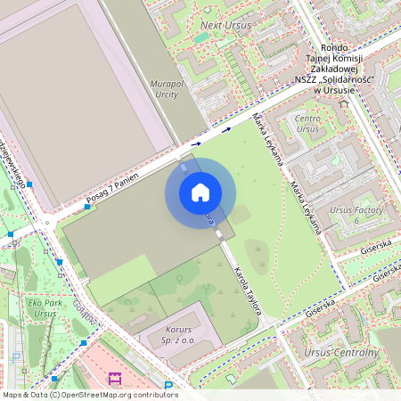 ul. Karola Taylora, Szamoty, Ursus, Warszawa, mazowieckie