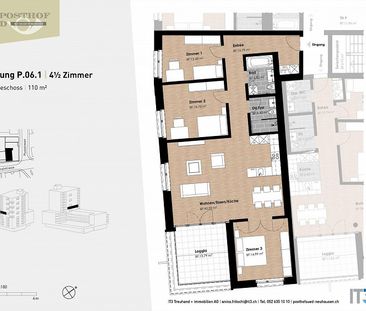 4.5 Zimmerwohnung in Neuhausen am Rheinfall - Foto 1
