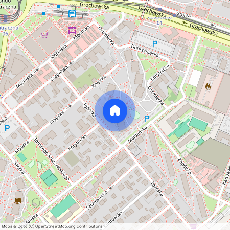 ul. Majdańska, Grochów, Praga-Południe, Warszawa, mazowieckie