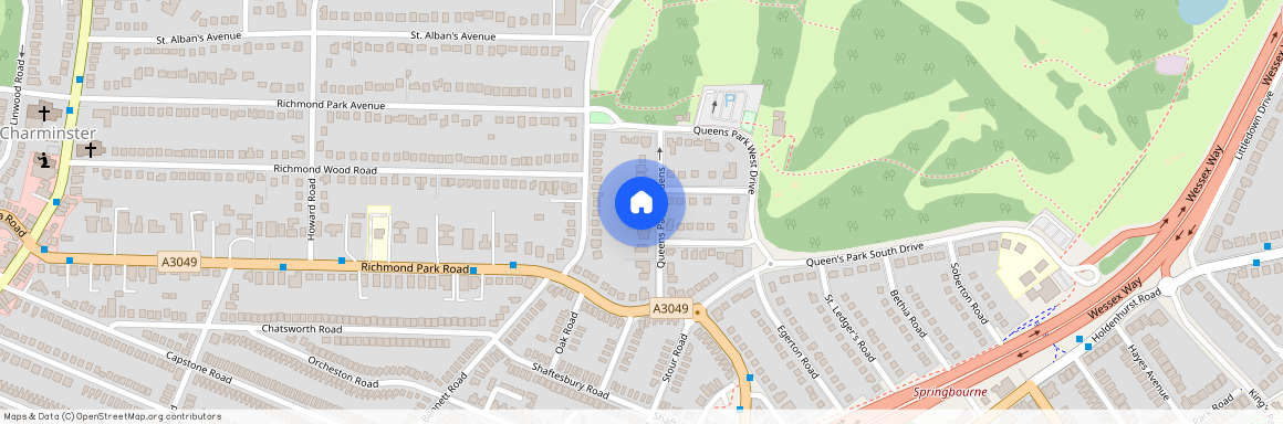 Queens Park Gardens, Bournemouth