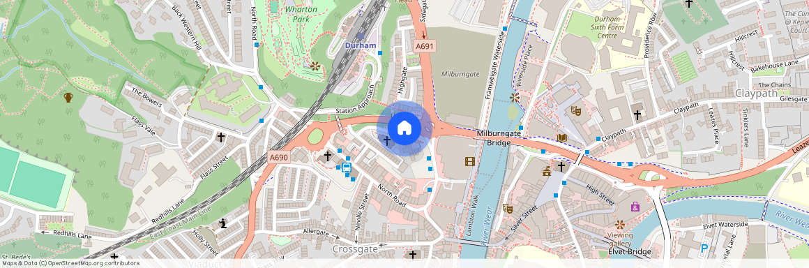 St. Godrics Court, Castle Chare, Durham City