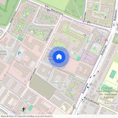 ul. Świerzawska, Kasztelanów, Grunwald, Poznań, wielkopolskie