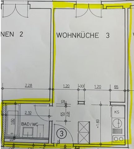 1 Zimmer, 26 m², EG - Photo 5